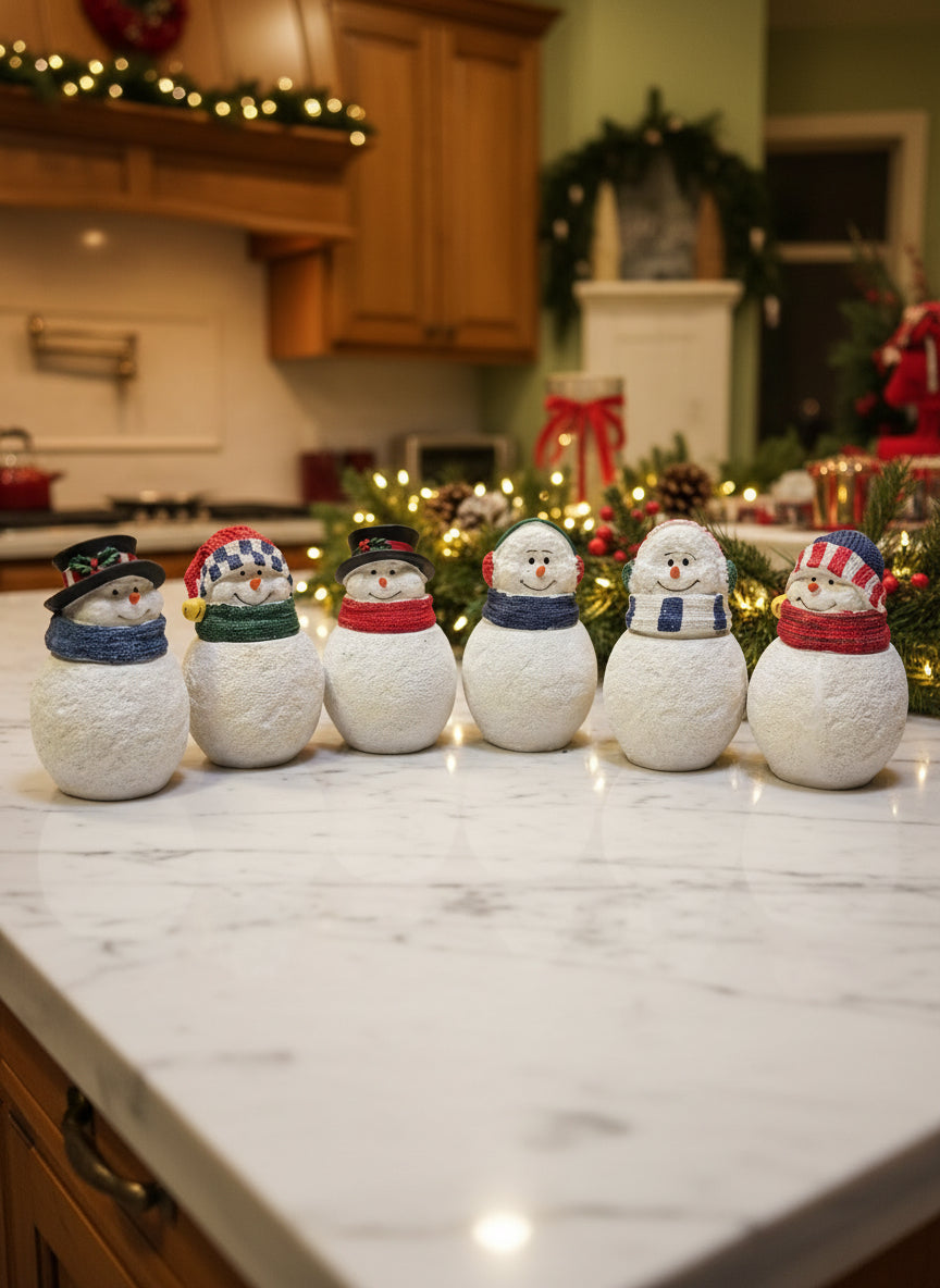 Snowman Votive Holder