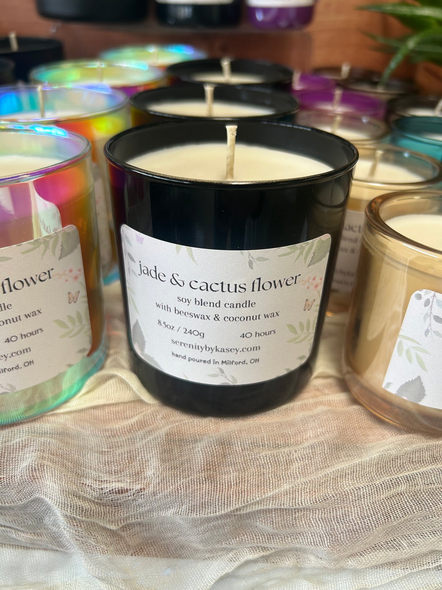 Jade & Cactus Flower