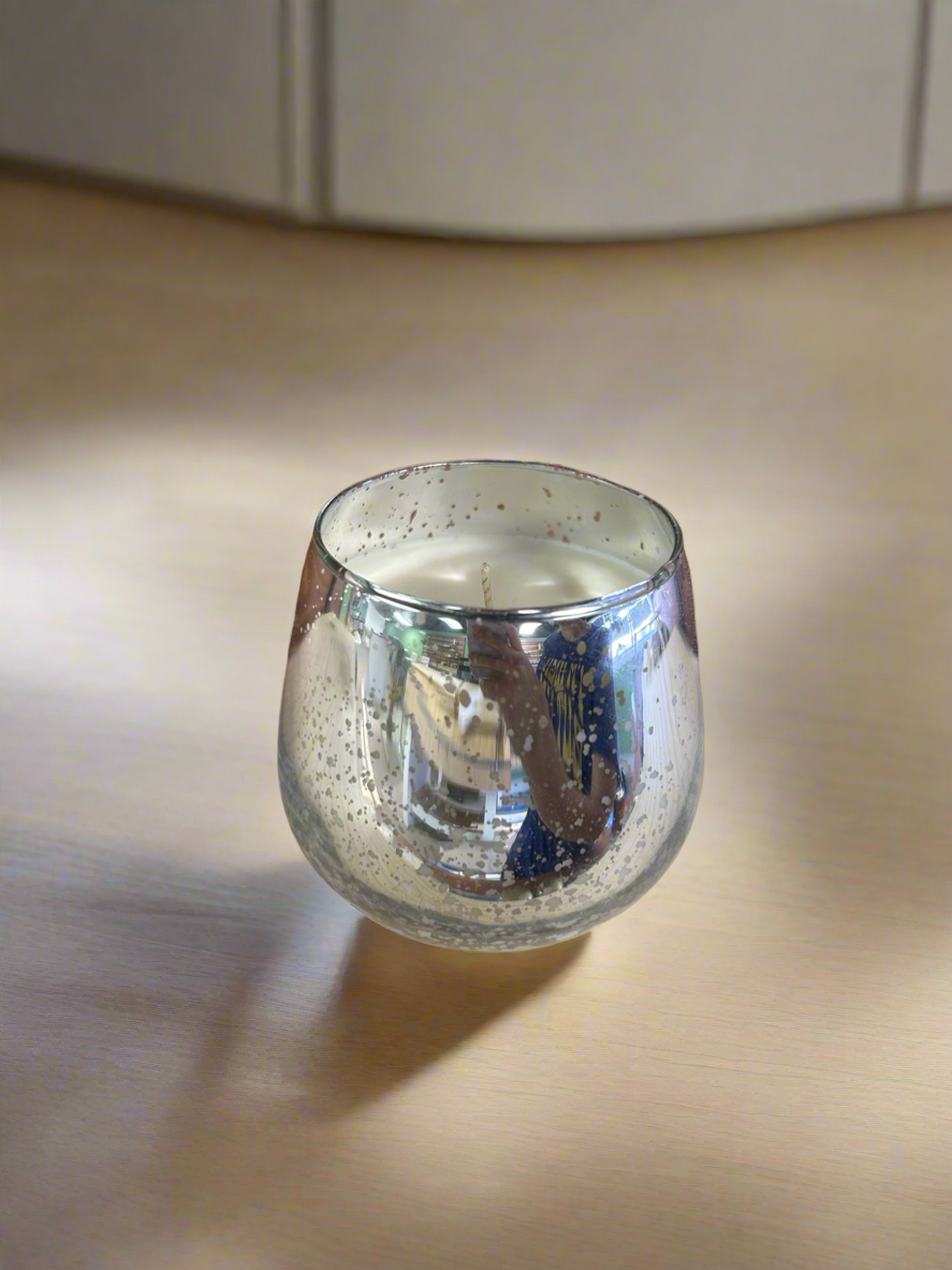 7oz Soy Blend Candle - Sparkle Wine Glass