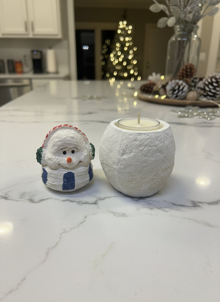 Snowman Votive Holder