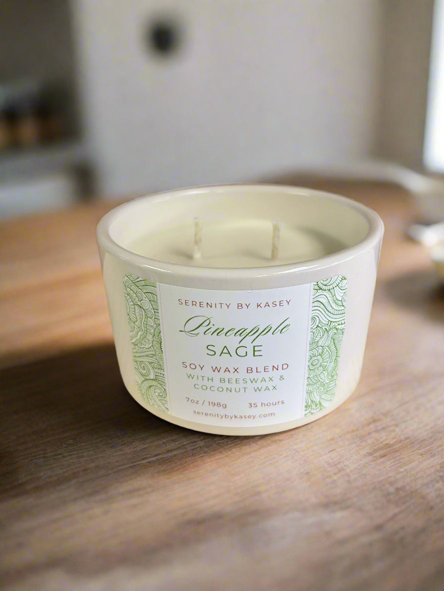 7oz Soy Blend Candle - Ceramic Container